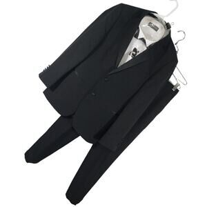 NWOT! ALAIN DUPETIT & LA MARQUE! BLACK TUXEDO SET & WHITE TUX SHIRT/TIE! 36R/30W